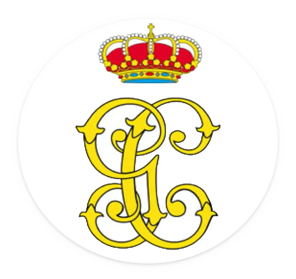 Escudo GC letras entrelazadas
